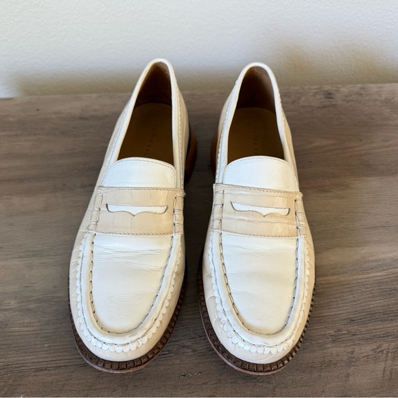 Freda Salvador Elba Leather Loafers 10 - Picture 6 of 6